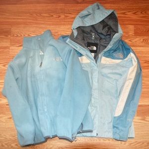 The North Face 3 in 1 coat/jacket